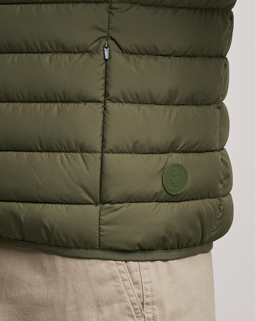 Heren | Gilets | Save The Duck | Liam Matt Lightweight Vest Laurel Green
