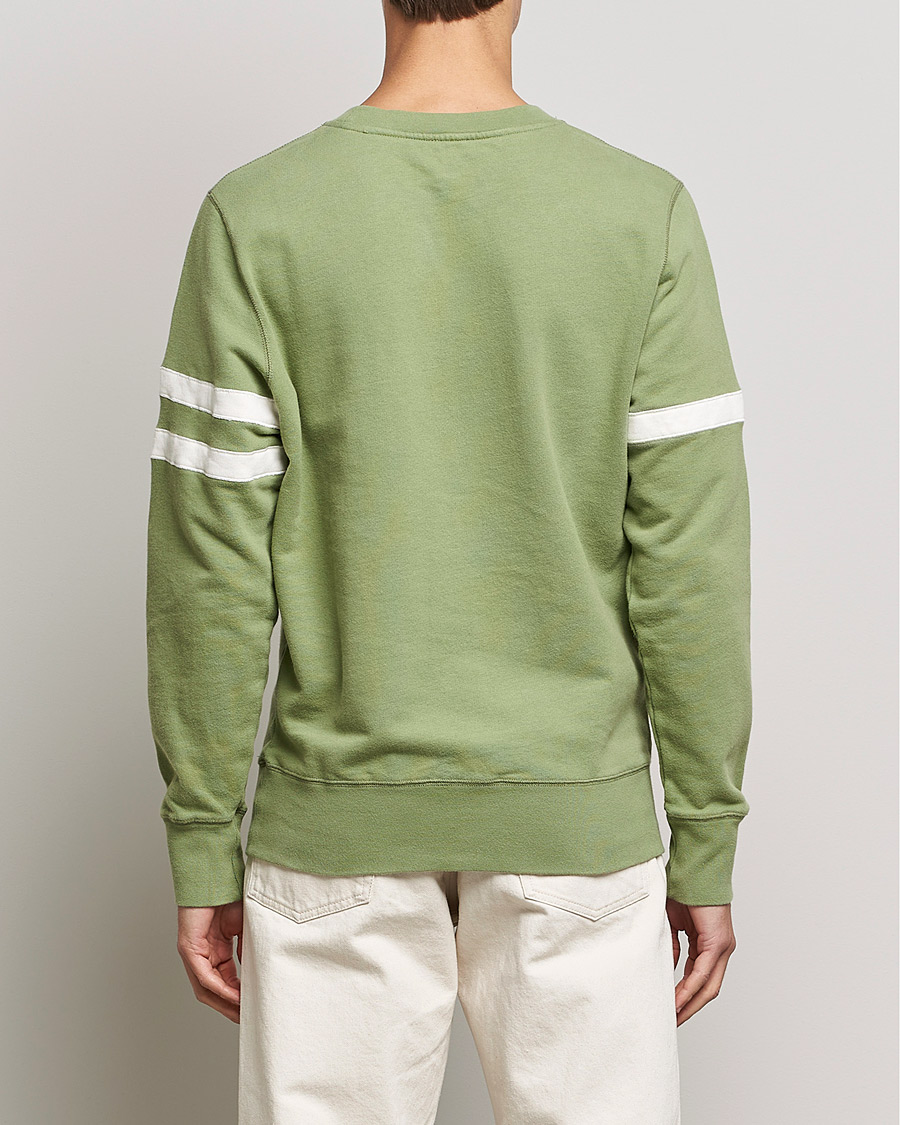 Heren | Truien | Sunspel | Paul Weller Loopback Sweatshirt Dark Sage