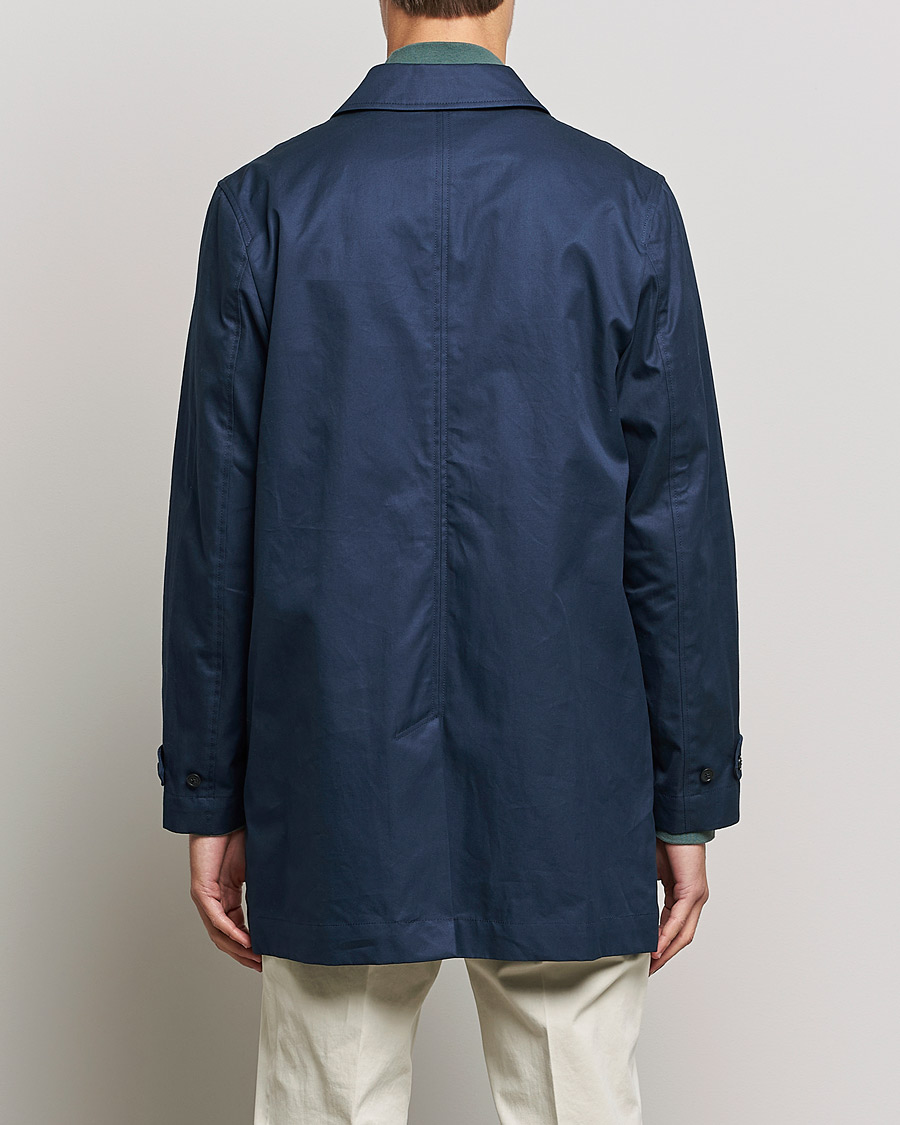 Heren | Jassen | Sunspel | Paul Weller Technical Cotton Mac Night Sky
