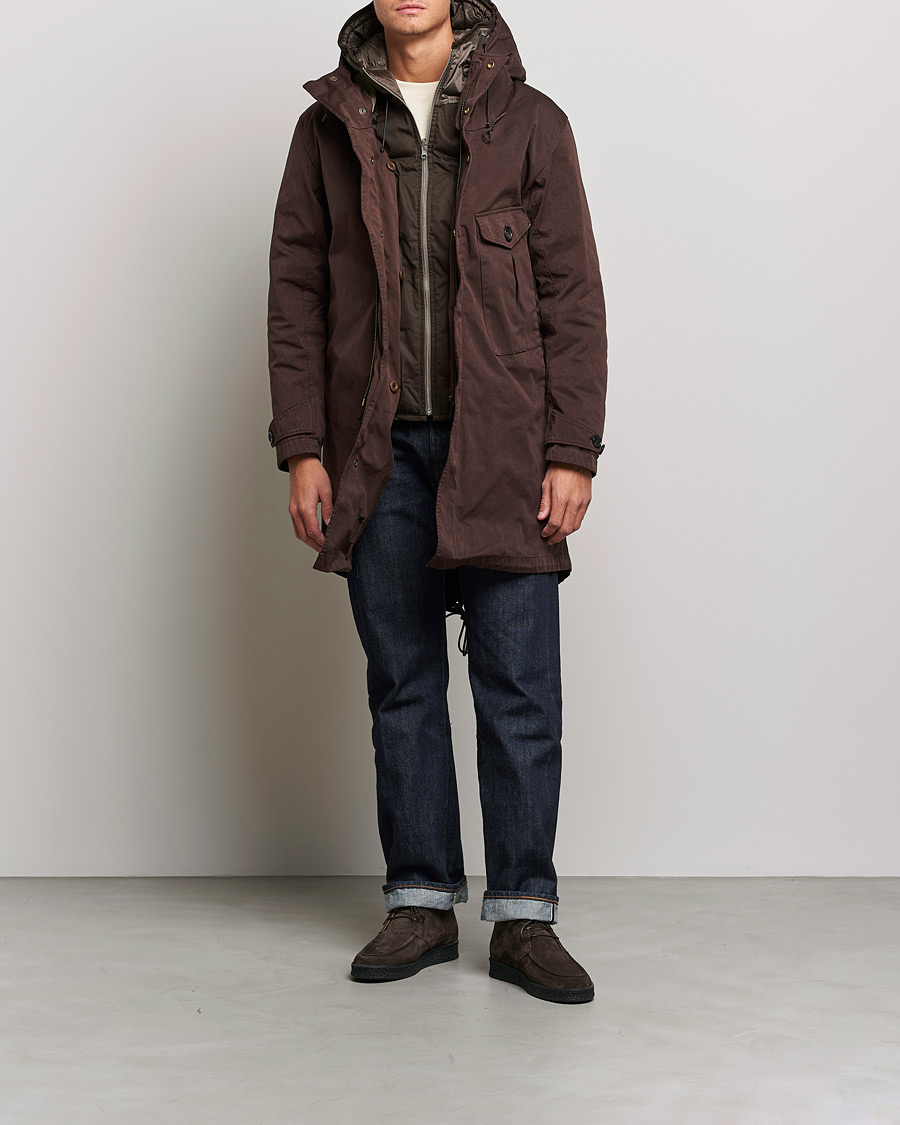 Heren | Jassen | Ten c | OJJ Cyclone Parka Brown