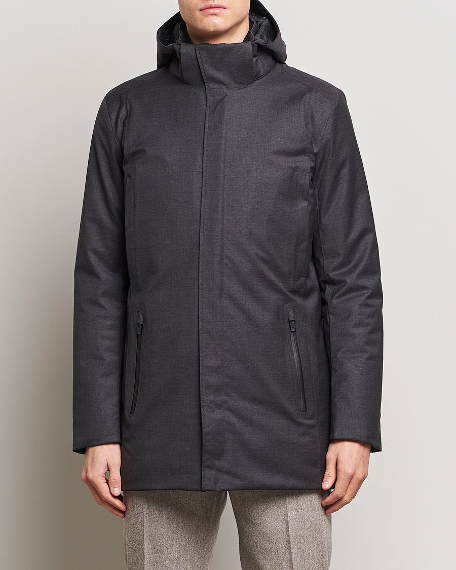 Heren | Business & Beyond | UBR | Regulator Parka Savile Grey Wool