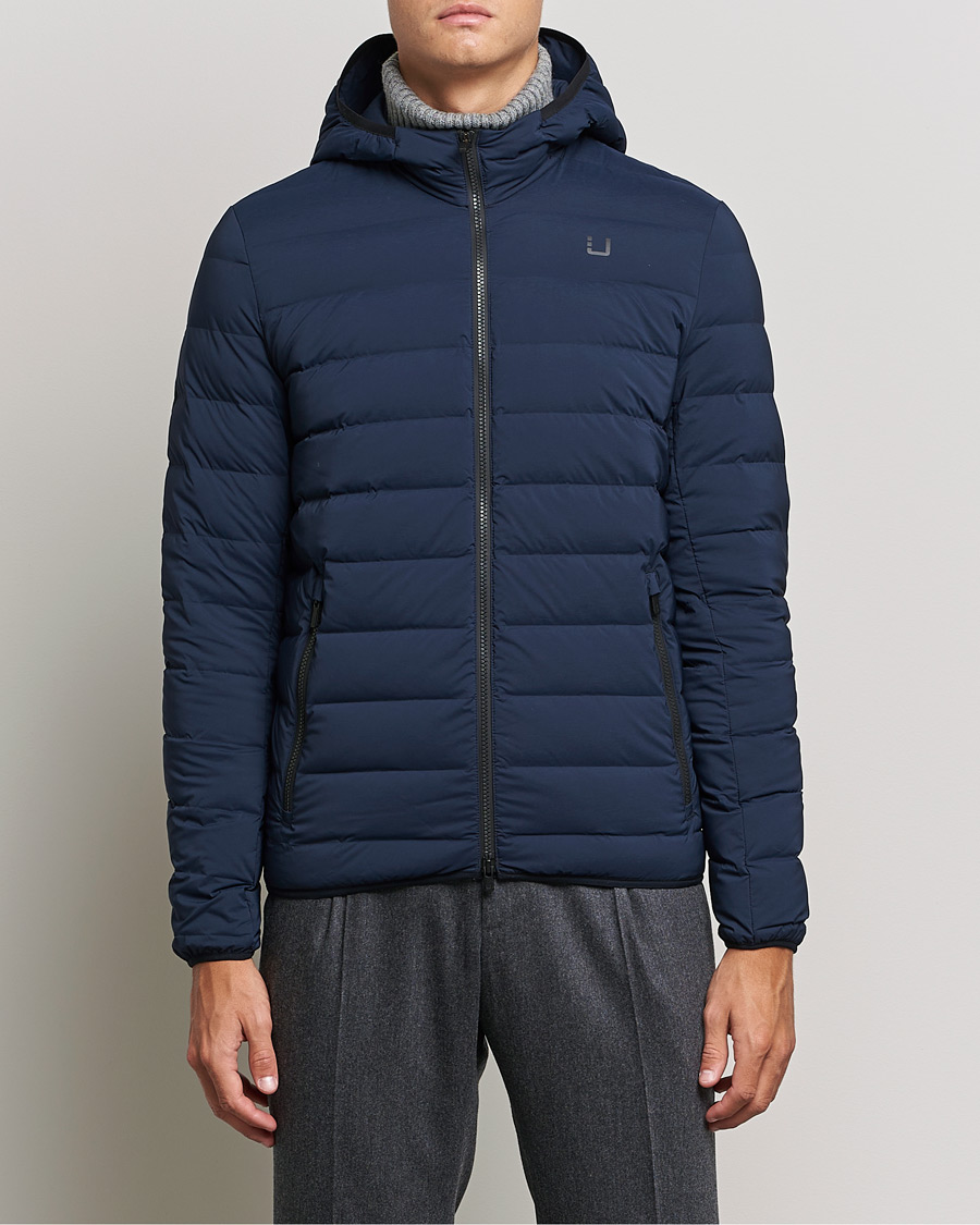 Men |  | UBR | Sonic Delta Hooded Jacket Navy