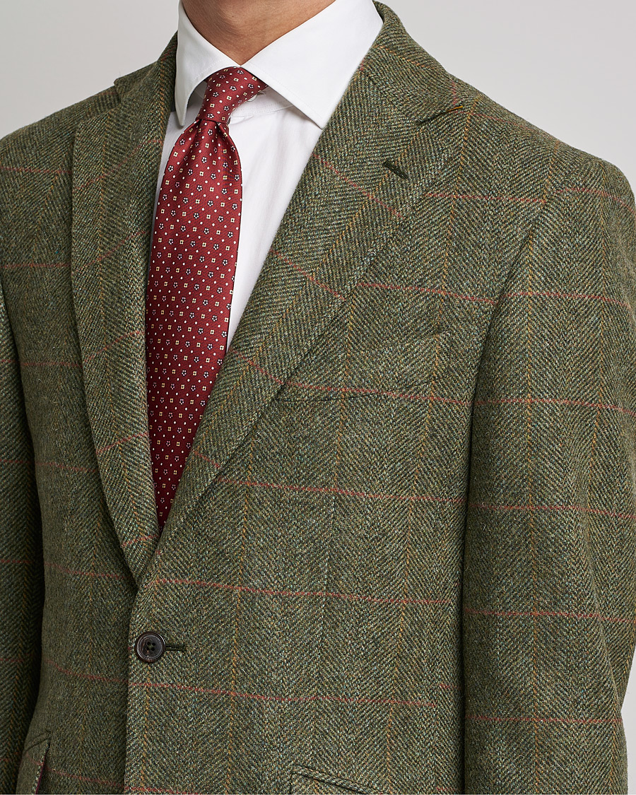 Heren | Blazers | Walker Slater | Edward Lambswool Tweed Blazer Green