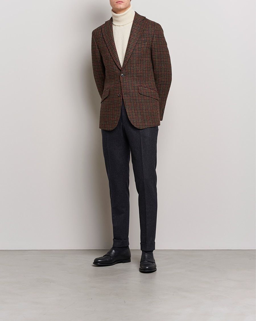 Heren | Blazers | Walker Slater | Edward Harris Checked Tweed Blazer Green
