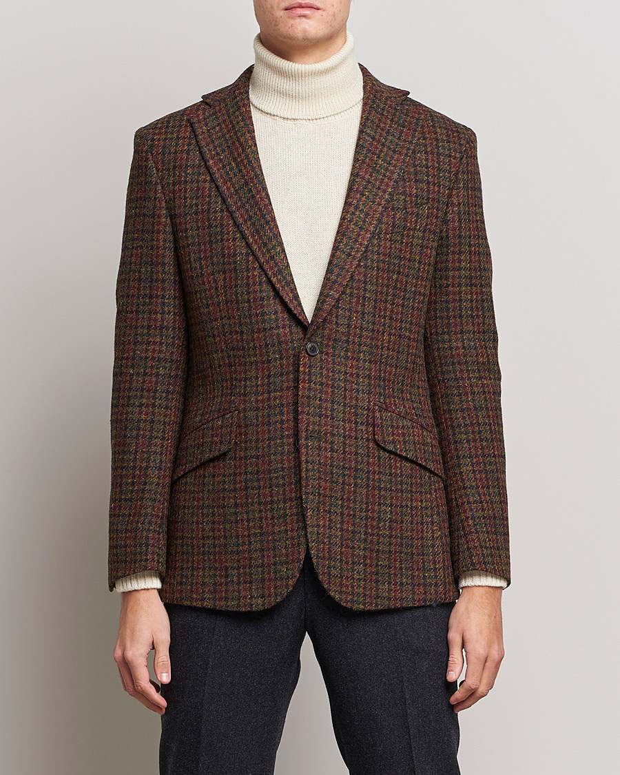 Heren | Blazers | Walker Slater | Edward Harris Checked Tweed Blazer Green