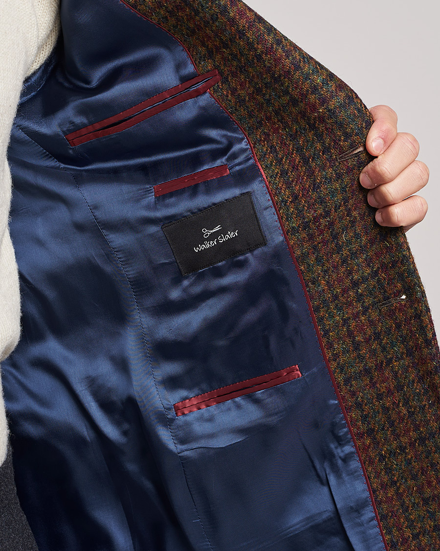 Heren | Blazers | Walker Slater | Edward Harris Checked Tweed Blazer Green