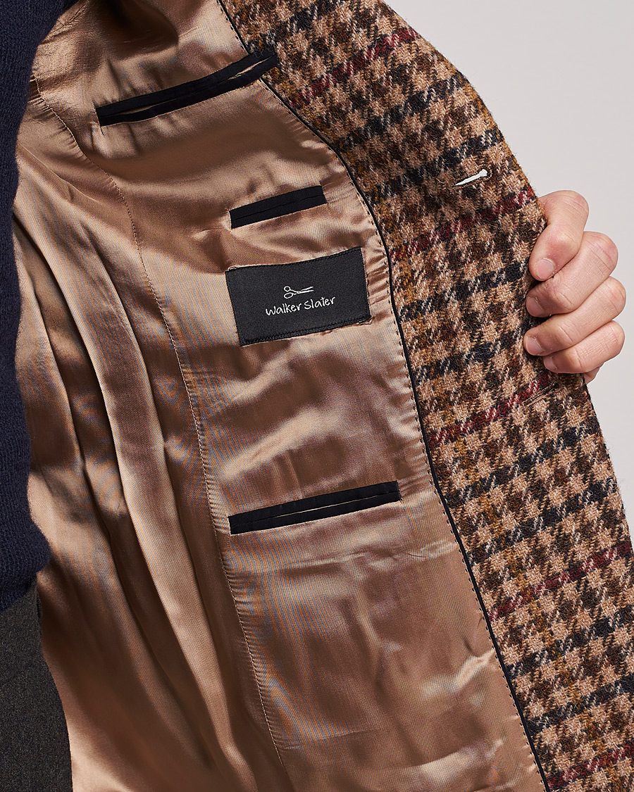 Heren | Blazers | Walker Slater | Edward Harris Checked Tweed Blazer Beige