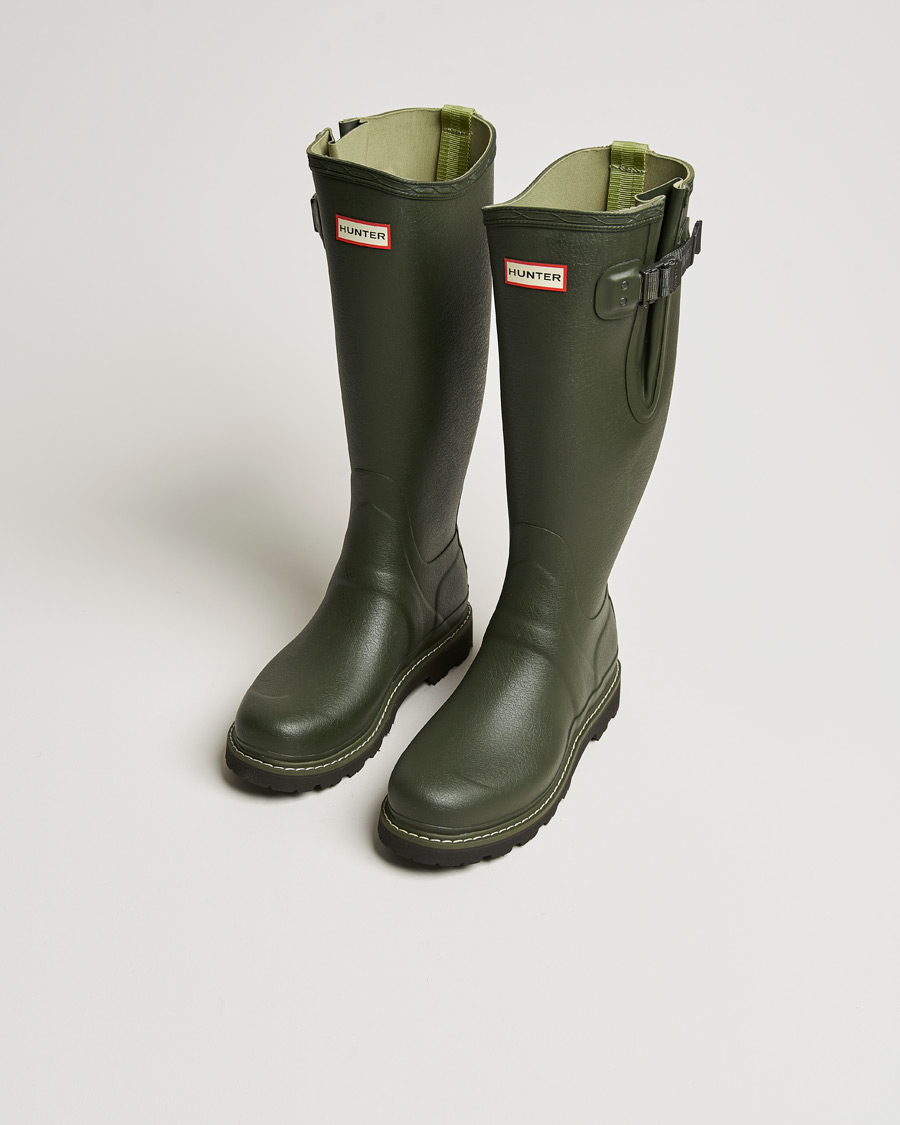 Heren | Hunter Boots | Hunter Boots | Balmoral Commando Sole Boot Dark Olive