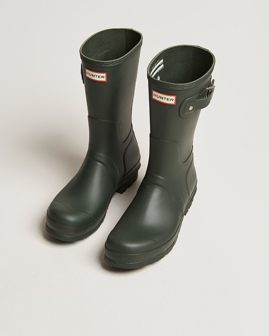 Heren | Schoenen | Hunter Boots | Original Short Boot Dark Olive