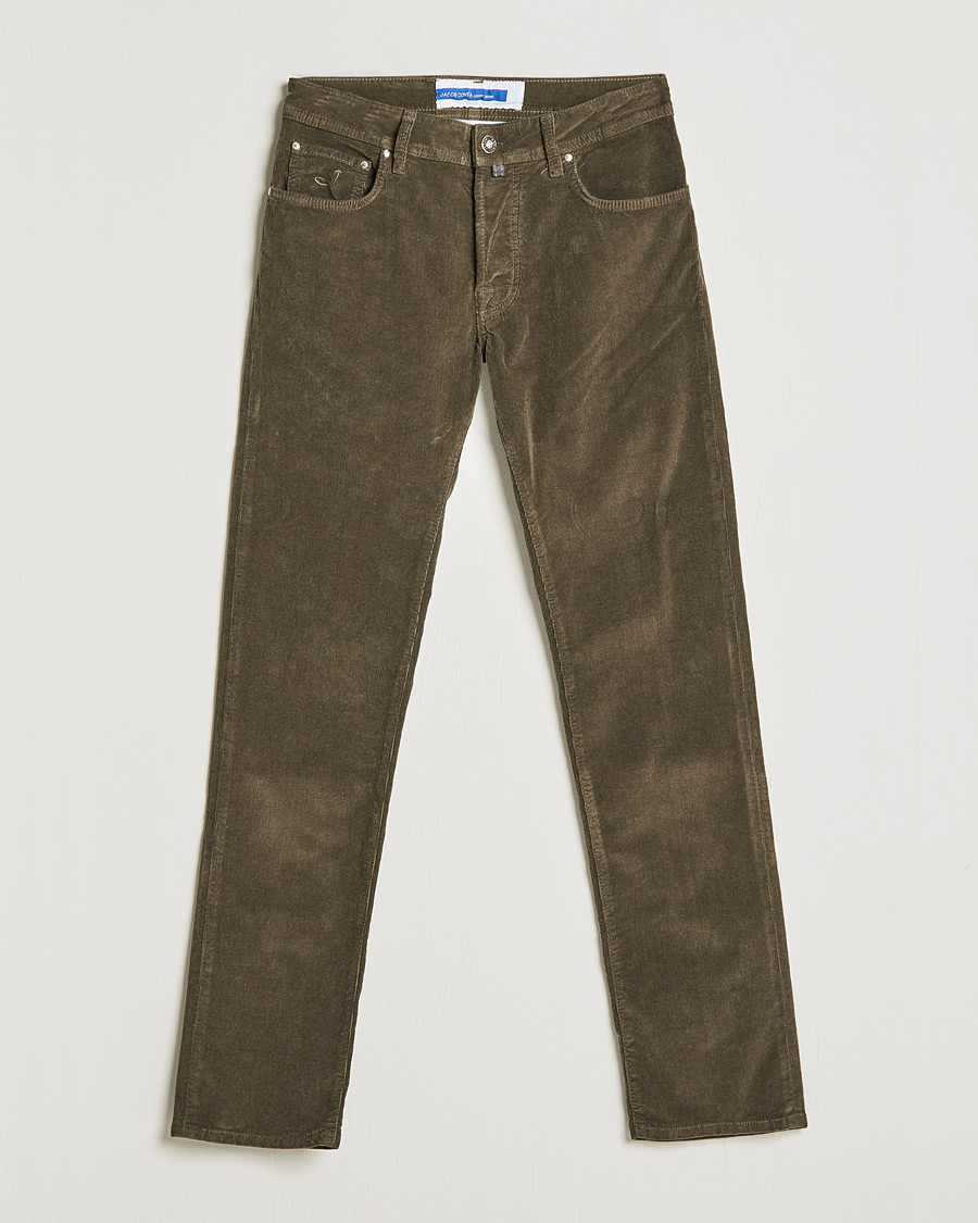 Heren | Broeken | Jacob Cohën | Bard 5-Pocket Corduroy Trousers Brown