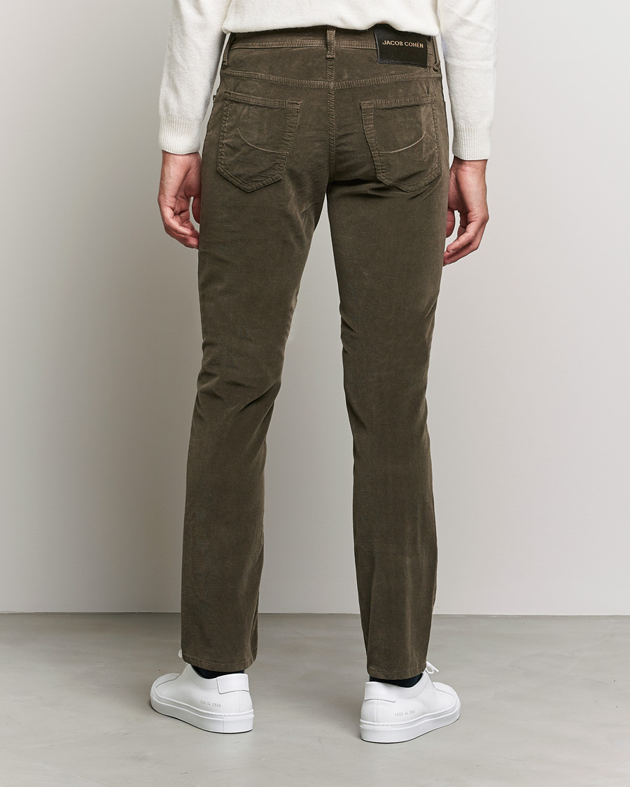 Heren | Broeken | Jacob Cohën | Bard 5-Pocket Corduroy Trousers Brown