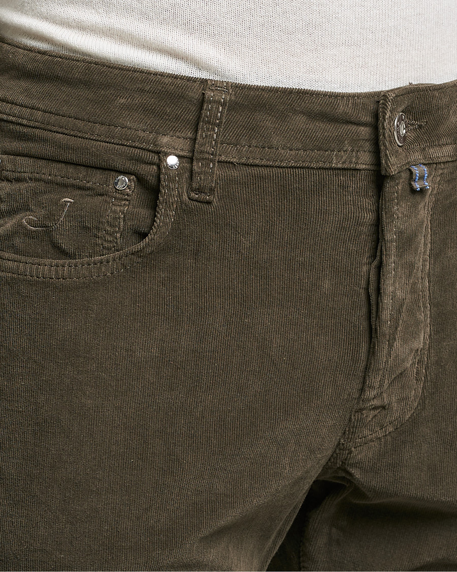 Heren | Broeken | Jacob Cohën | Bard 5-Pocket Corduroy Trousers Brown