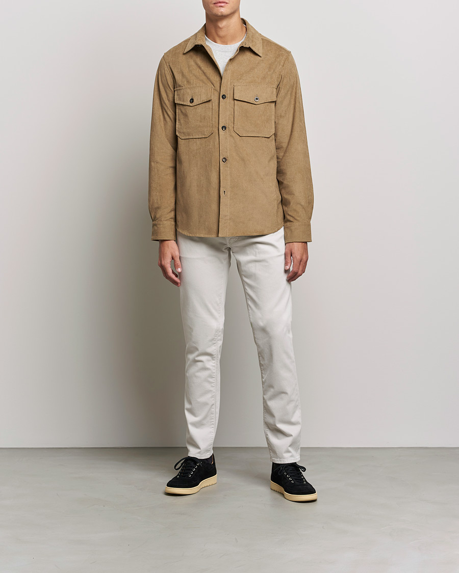 Heren | Broeken | Jacob Cohën | Bard 5-Pocket Cotton Trousers Off White