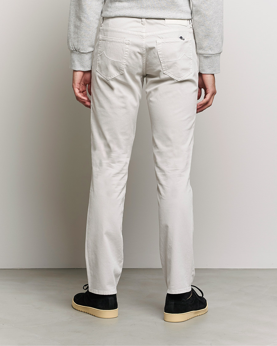 Heren | Broeken | Jacob Cohën | Bard 5-Pocket Cotton Trousers Off White