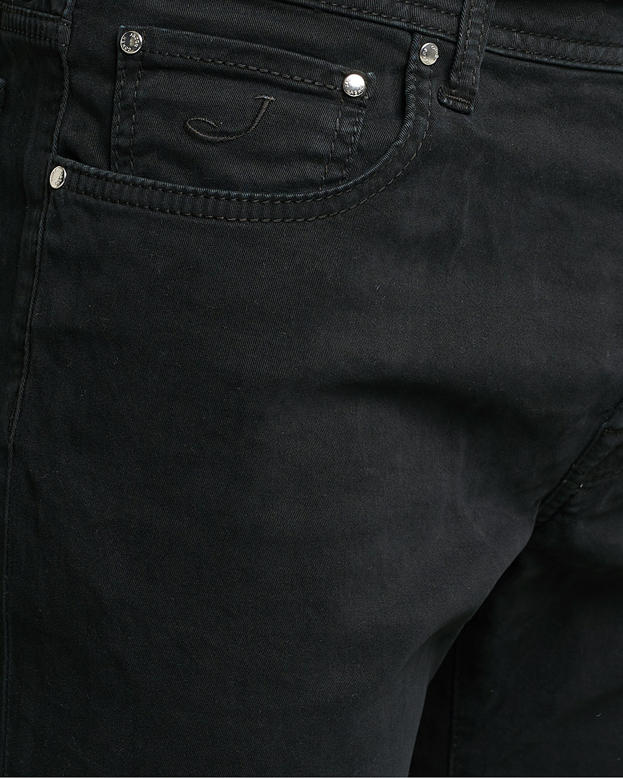 Heren | Broeken | Jacob Cohën | Bard 5-Pocket Cotton Trousers Black