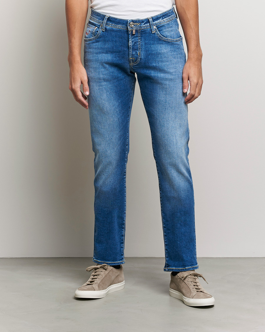 Heren | Jeans | Jacob Cohën | Nick Limited Edition Slim Fit Jeans Light Blue