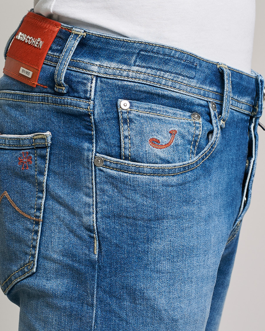 Heren | Jeans | Jacob Cohën | Nick Limited Edition Slim Fit Jeans Light Blue