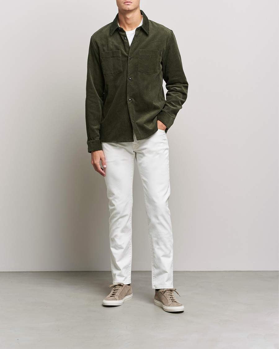 Heren | Jeans | Jacob Cohën | Nick Bio Cotton Slim Fit Jeans Off White