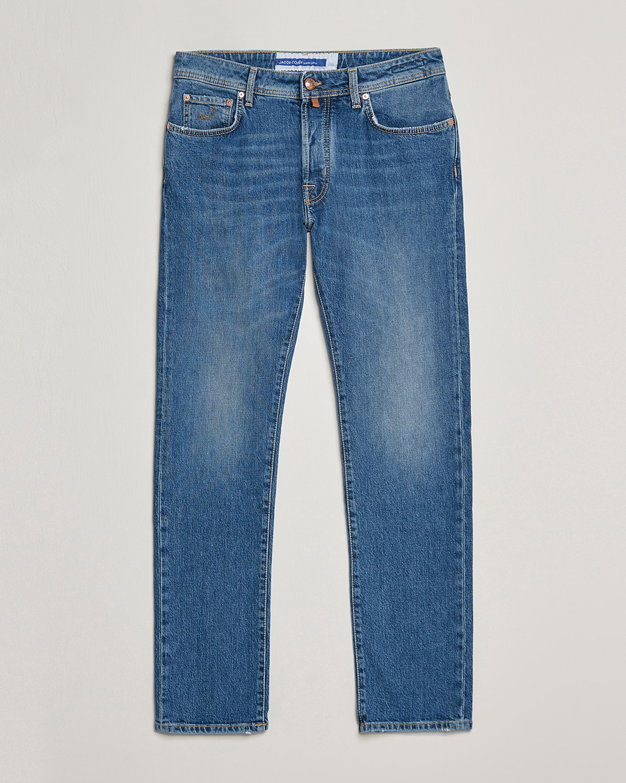 Heren | Jeans | Jacob Cohën | Bard Slim Fit Jeans Vintage Wash