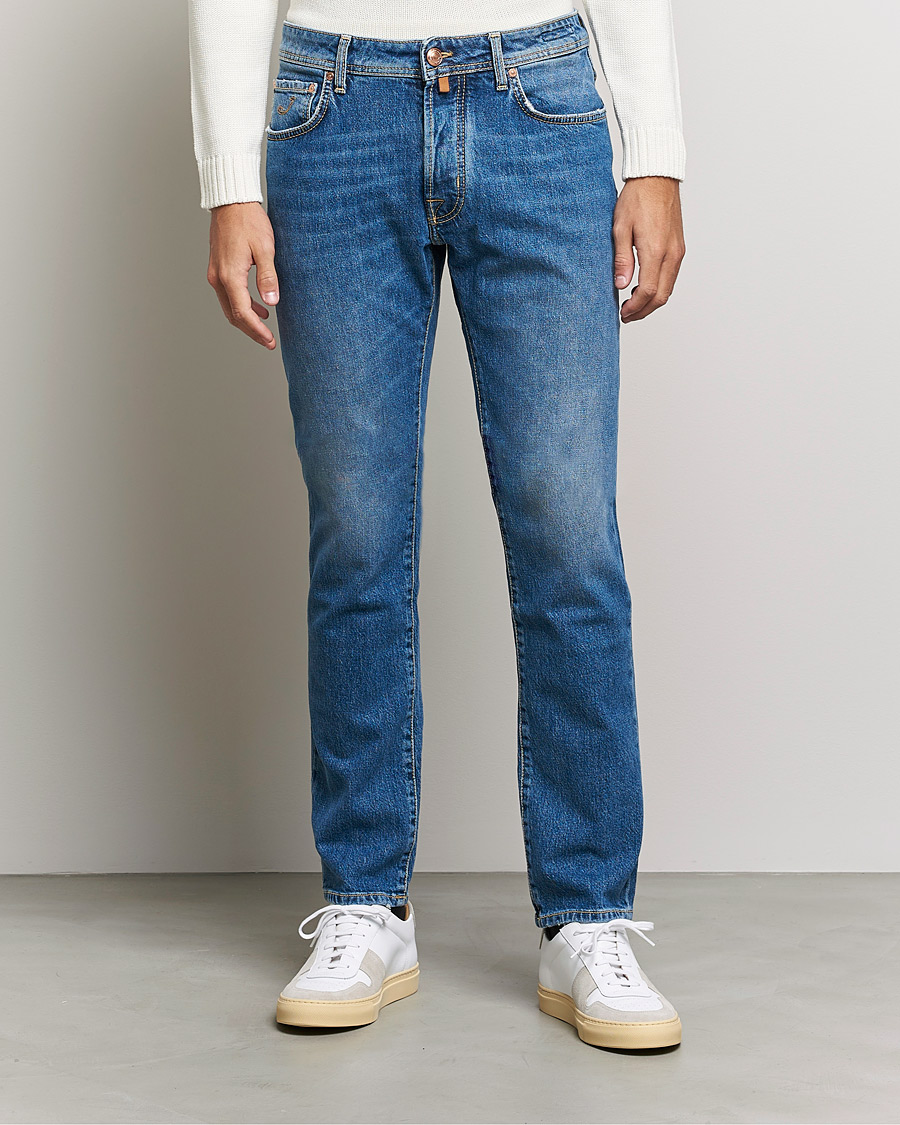 Heren | Jeans | Jacob Cohën | Bard Slim Fit Jeans Vintage Wash