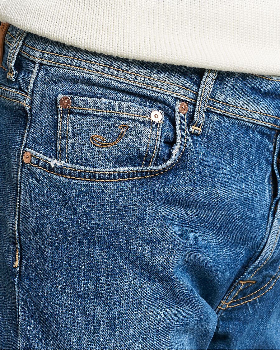 Heren | Jeans | Jacob Cohën | Bard Slim Fit Jeans Vintage Wash