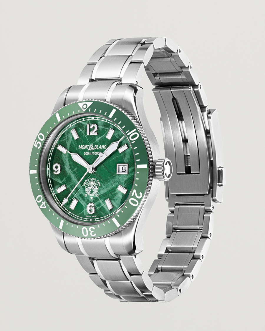 Herre |  | Montblanc | 1858 Iced Sea Automatic 41mm Green