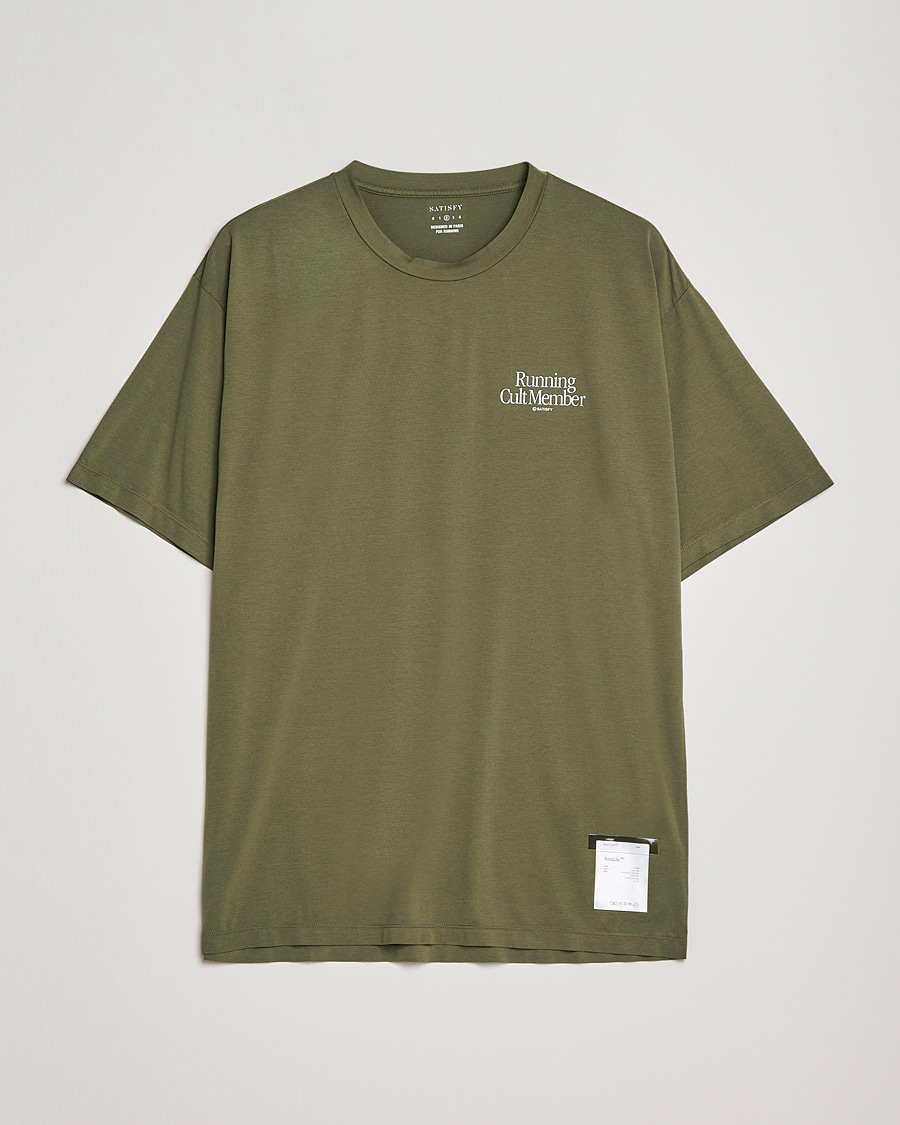 Heren | T-shirts | Satisfy | AuraLite T-Shirt Olive
