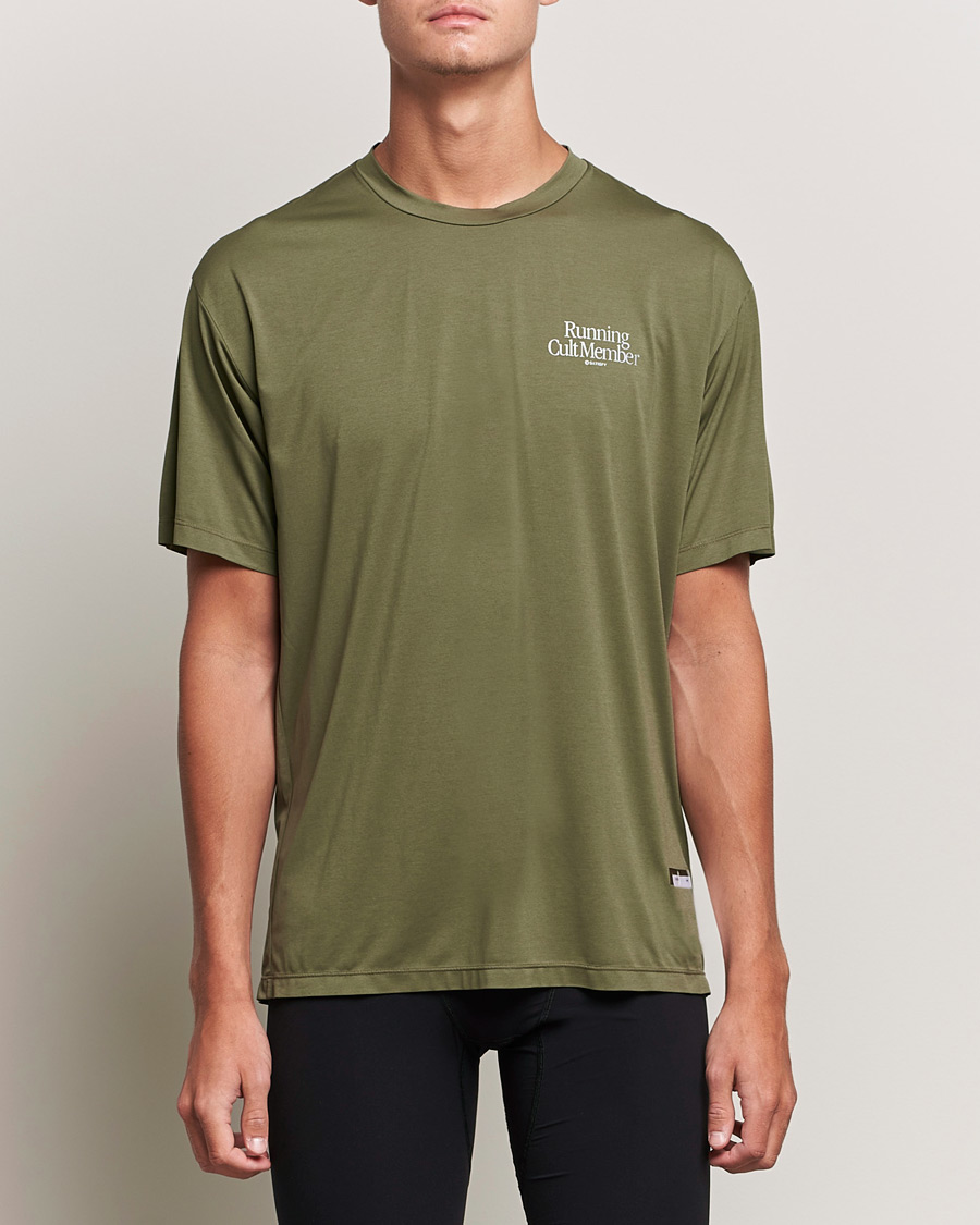 Heren | T-shirts | Satisfy | AuraLite T-Shirt Olive