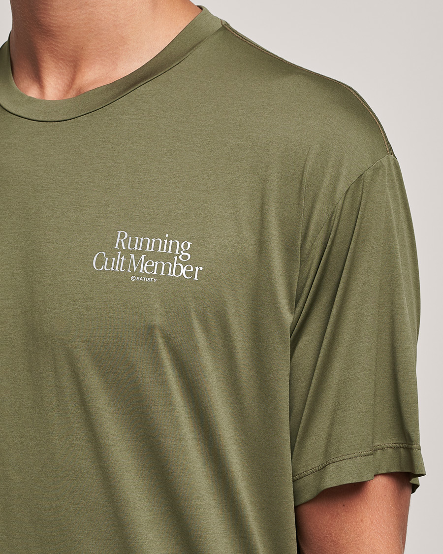 Heren | T-shirts | Satisfy | AuraLite T-Shirt Olive