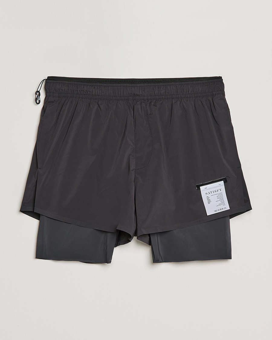 Heren | Korte broek | Satisfy | TechSilk Shorts Black