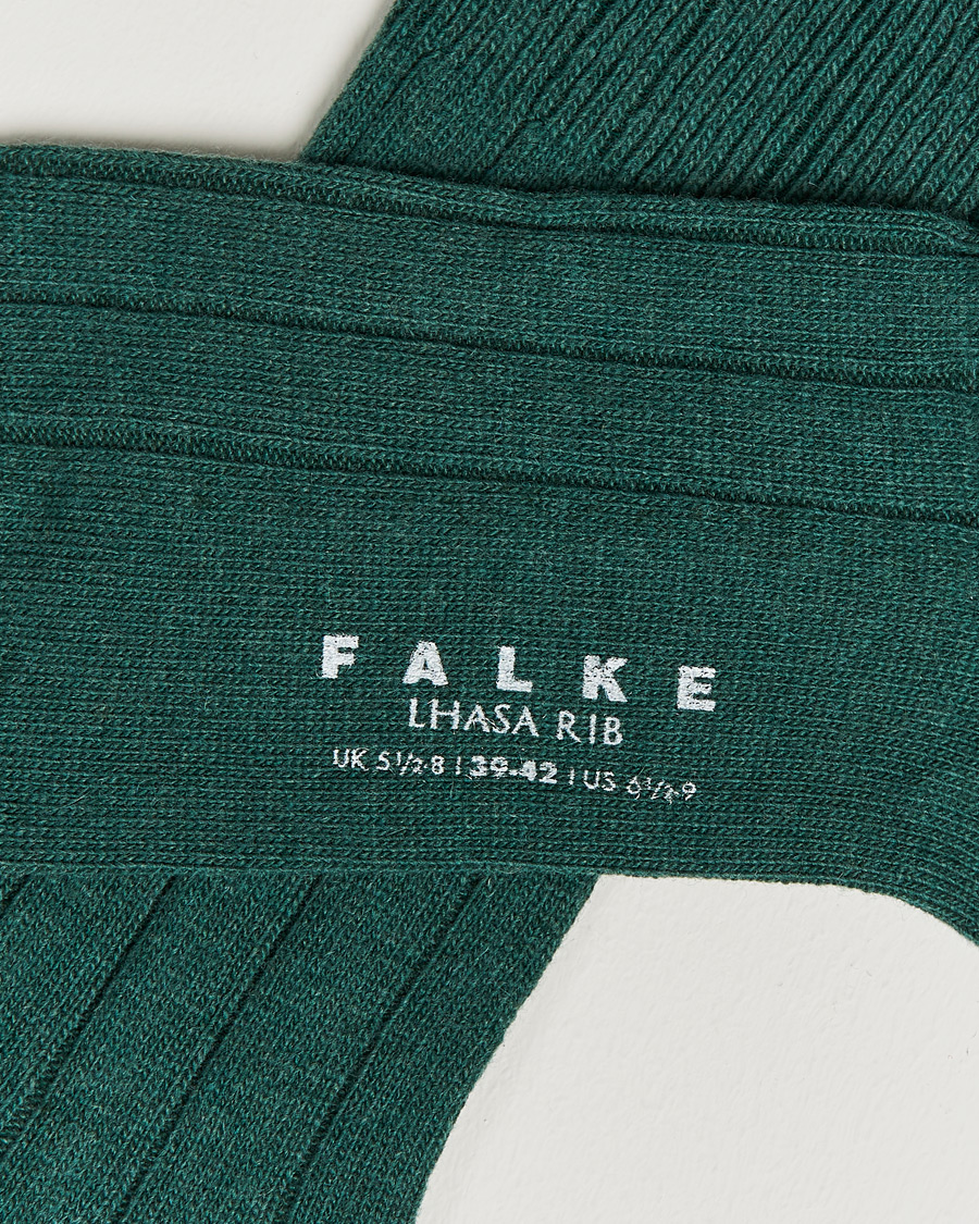 Heren | Sokken | Falke | Lhasa Cashmere Hunter Green