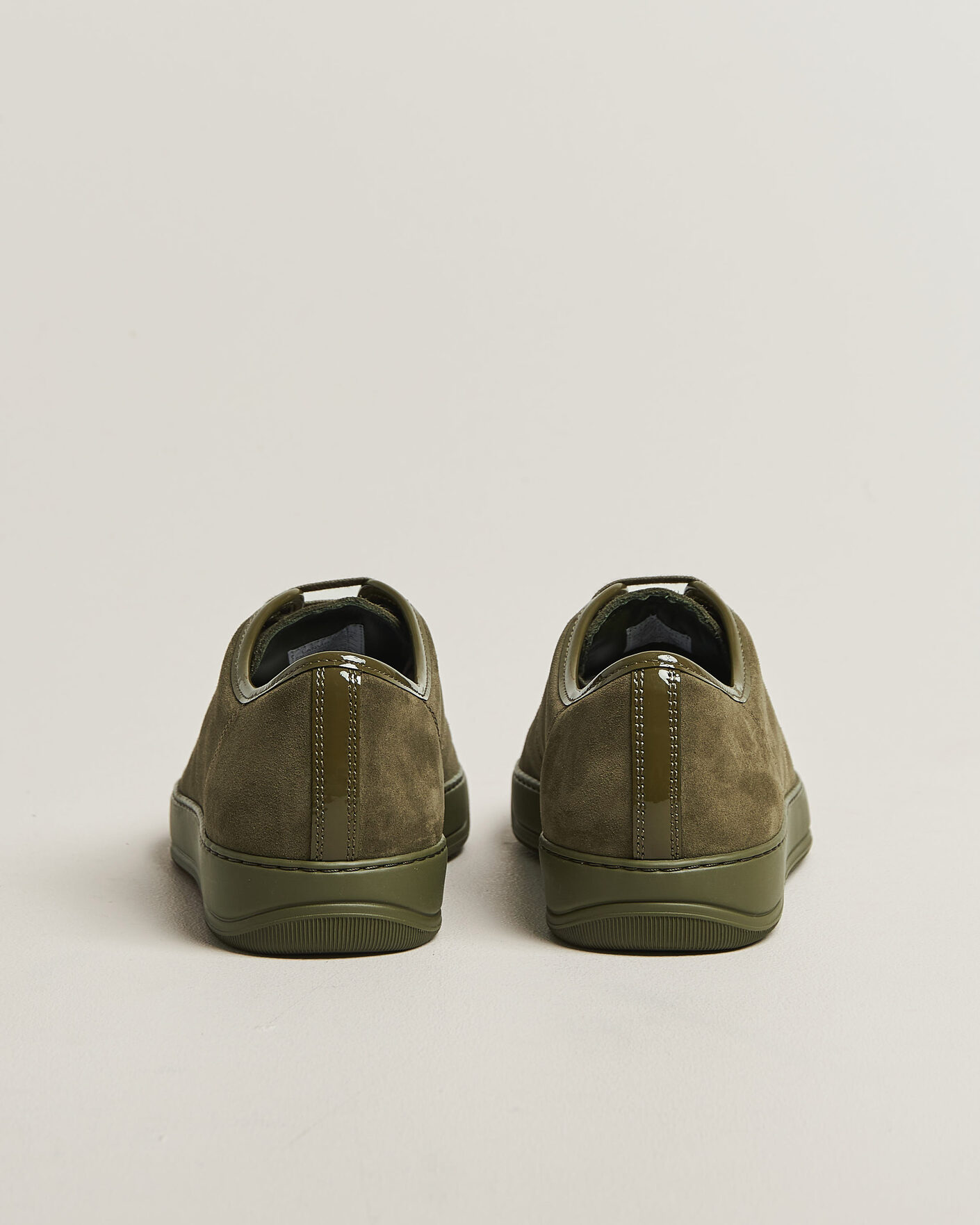 Heren | Sneakers | Lanvin | Patent Cap Toe Sneaker Khaki