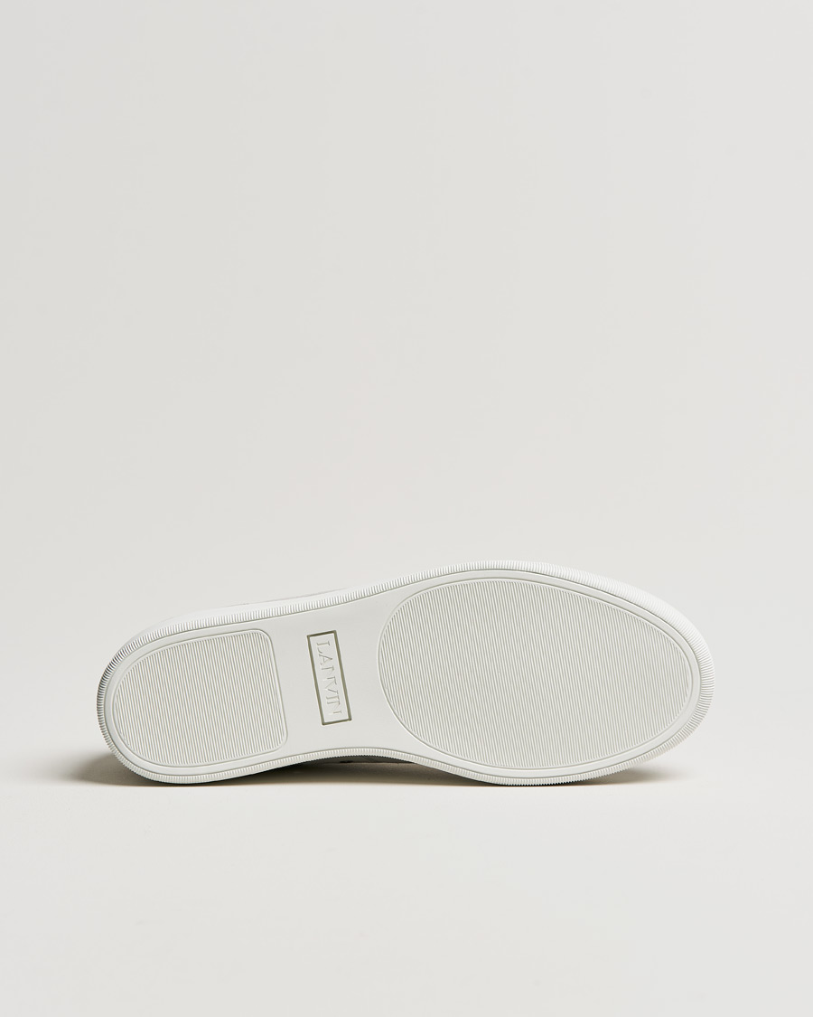 Heren | Lanvin Nappa Cap Toe Sneaker Light Grey | Lanvin | Nappa Cap Toe Sneaker Light Grey
