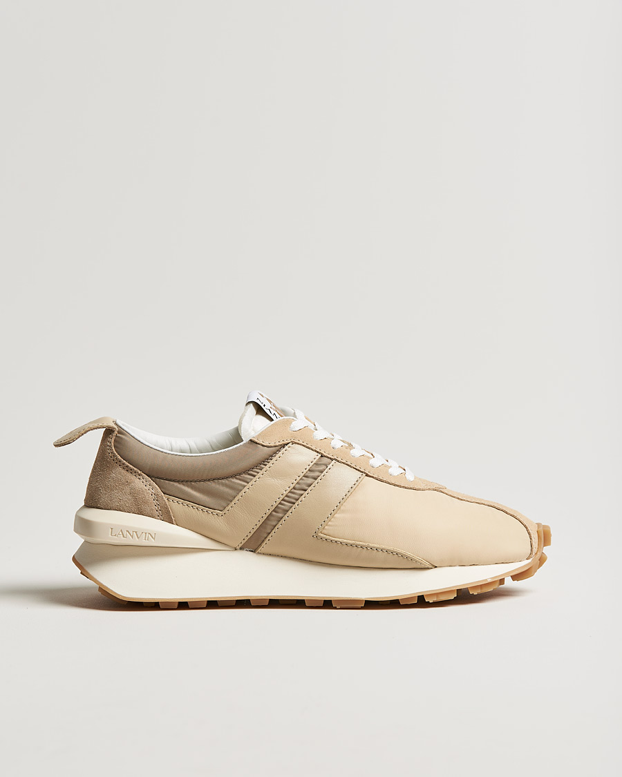 Heren | Lanvin Bumpr Running Sneakers Ecru | Lanvin | Bumpr Running Sneakers Ecru