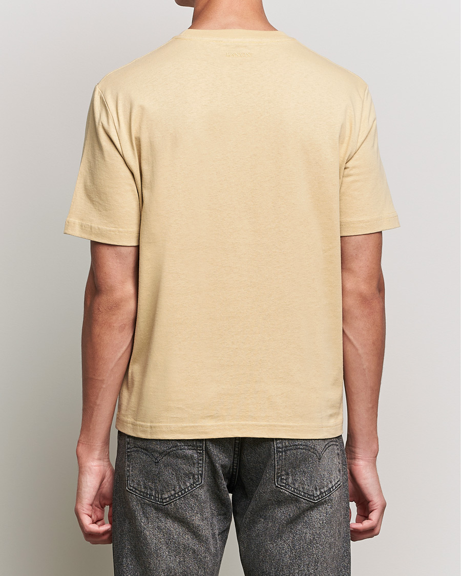 Heren | T-shirts | Lanvin | Curb Logo T-Shirt Beige