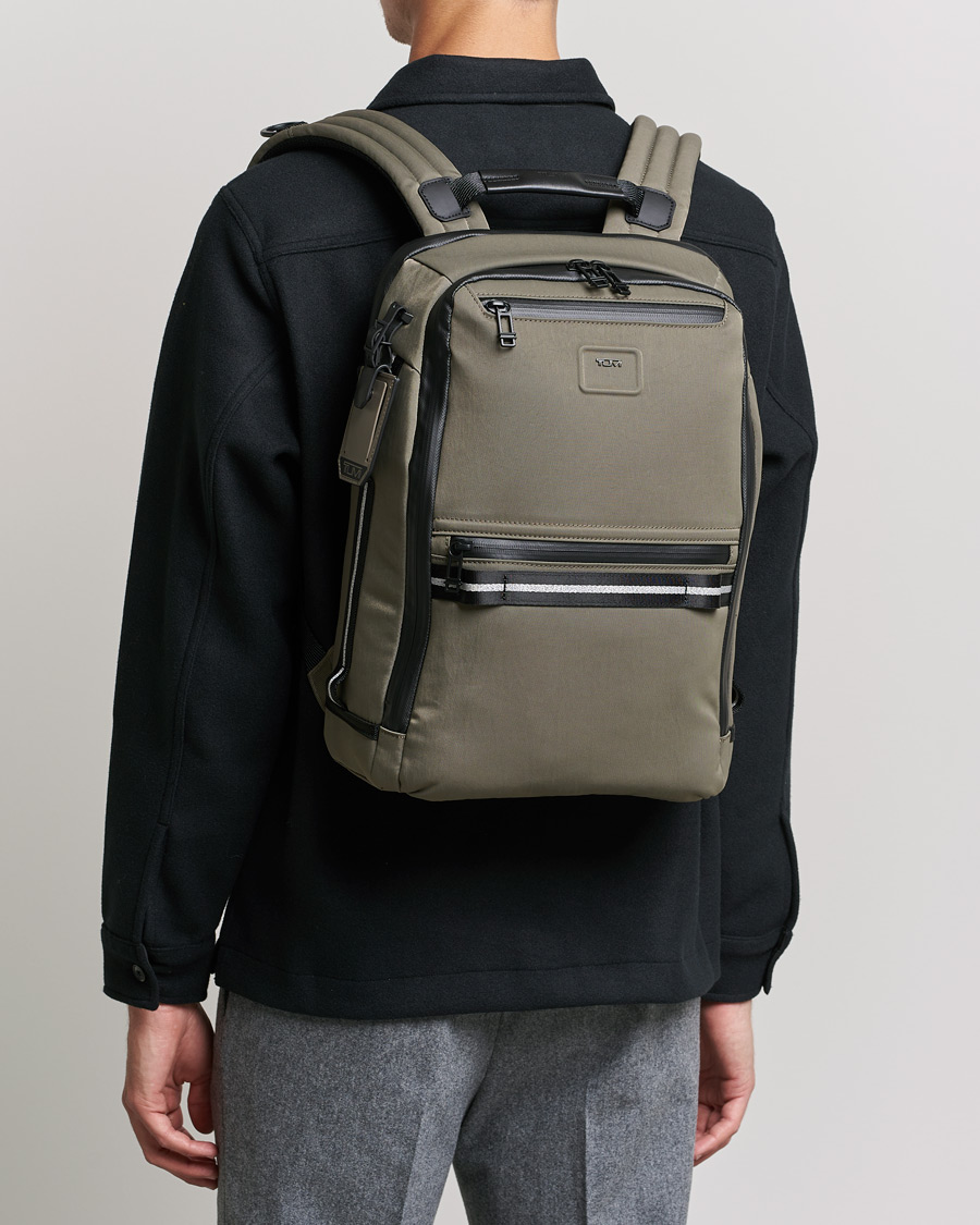 Heren | TUMI Alpha Bravo Dynamic Backpack Sand | TUMI | Alpha Bravo Dynamic Backpack Sand