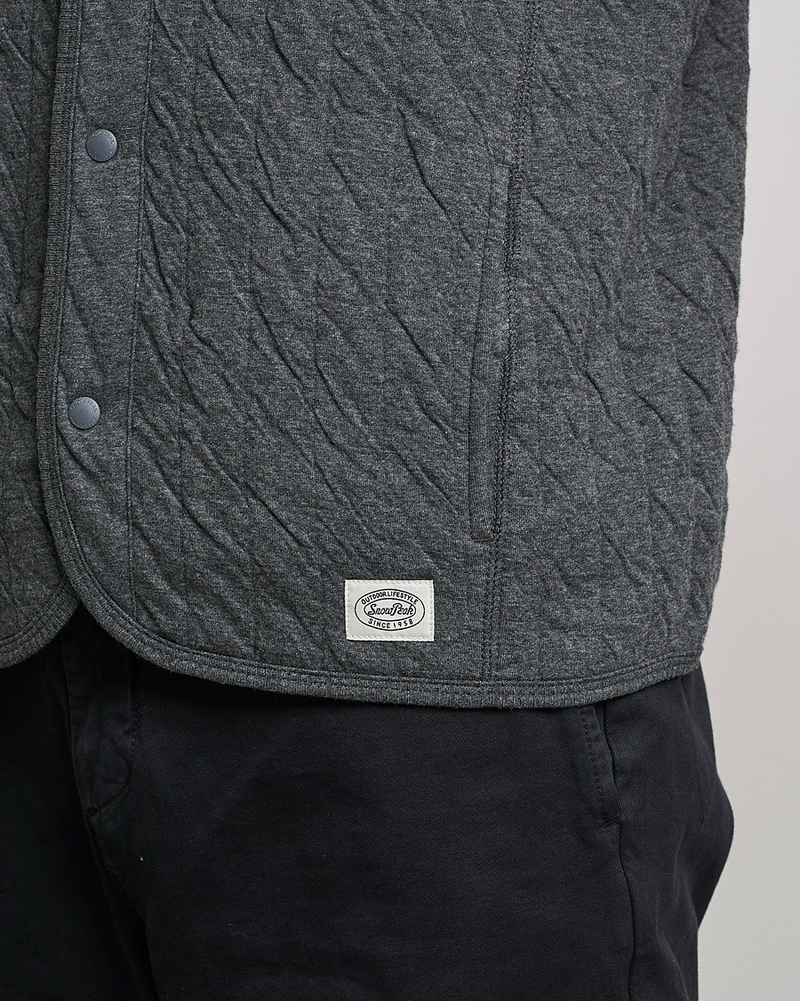 Heren | Truien | Snow Peak | Natural Warm Stretch Vest Medium Grey