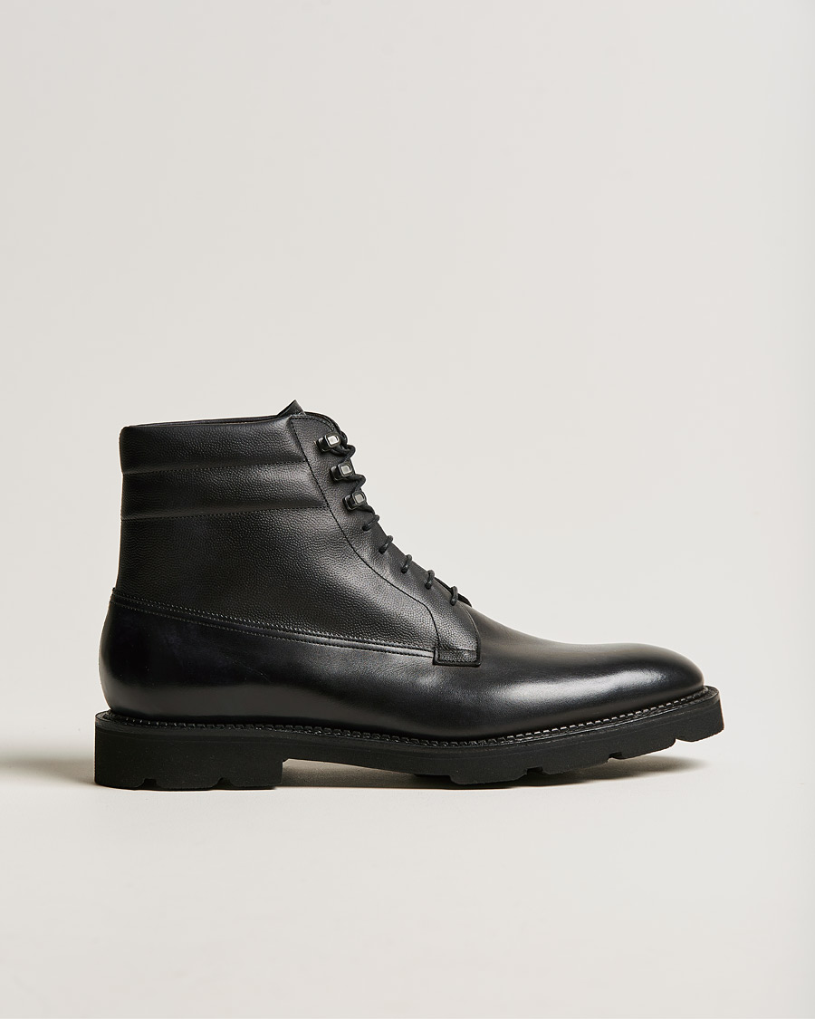 Heren |  | John Lobb | Adler Leather Boot Black Calf