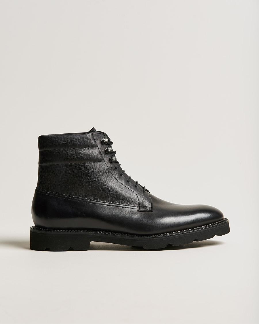 Heren | John Lobb Adler Leather Boot Black Calf | John Lobb | Adler Leather Boot Black Calf