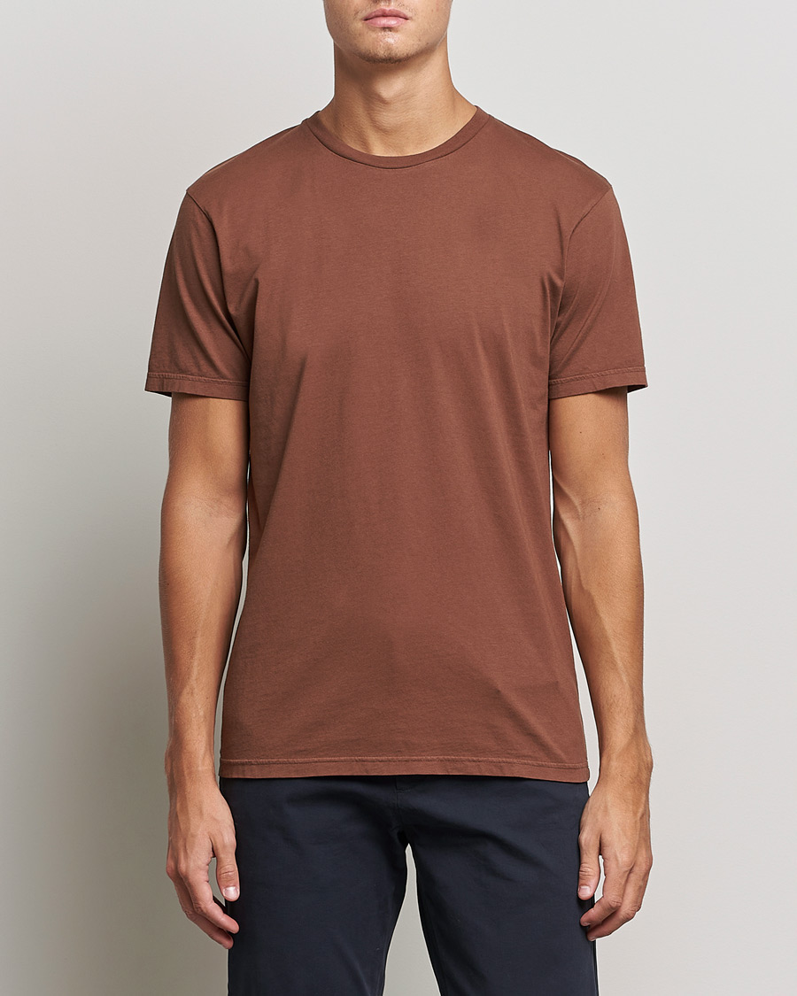 Heren | T-shirts | Colorful Standard | Classic Organic T-Shirt Cinnamon Brown