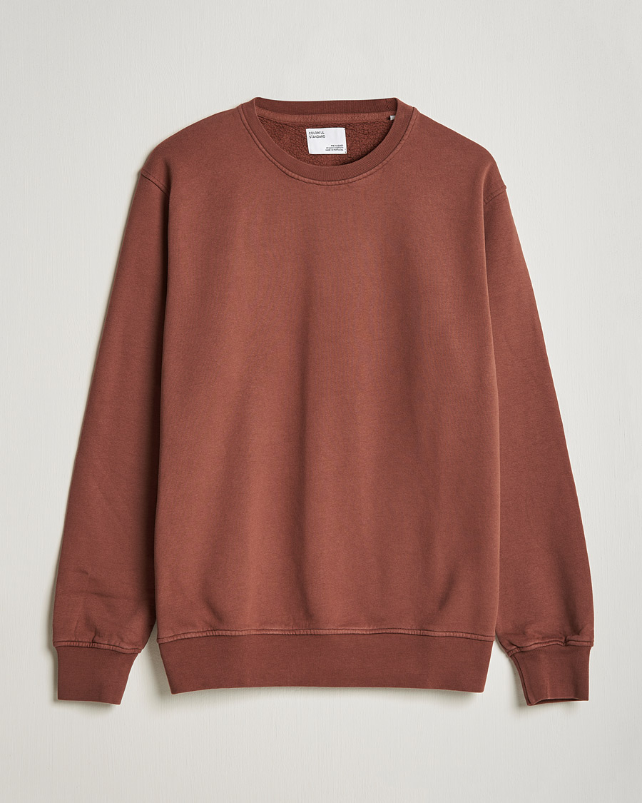 Heren | Truien | Colorful Standard | Classic Organic Crew Neck Sweat Cinnamon Brown