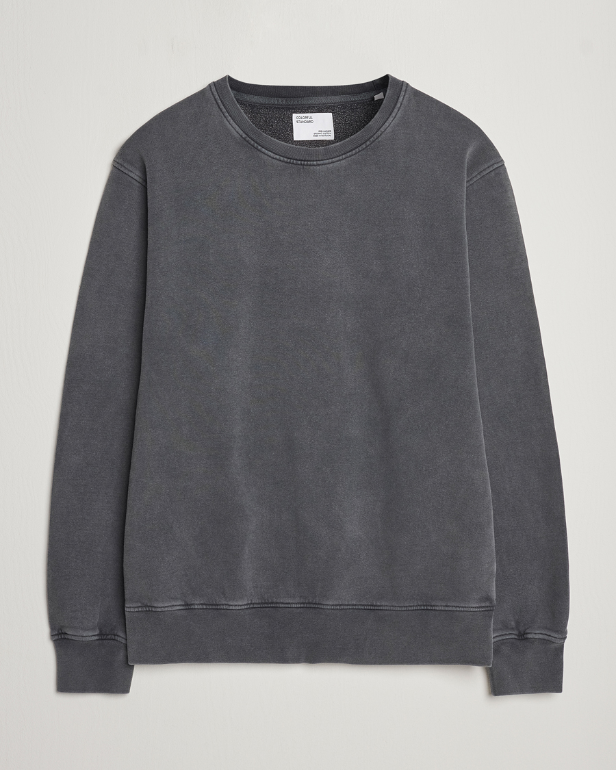 Heren | Truien | Colorful Standard | Classic Organic Crew Neck Sweat Faded Black