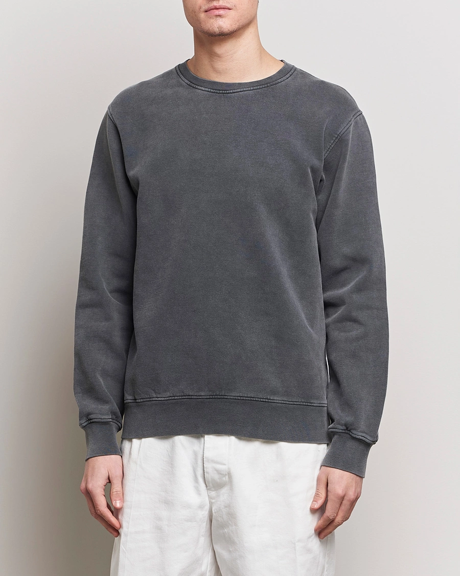 Heren | Sweatshirts | Colorful Standard | Classic Organic Crew Neck Sweat Faded Black