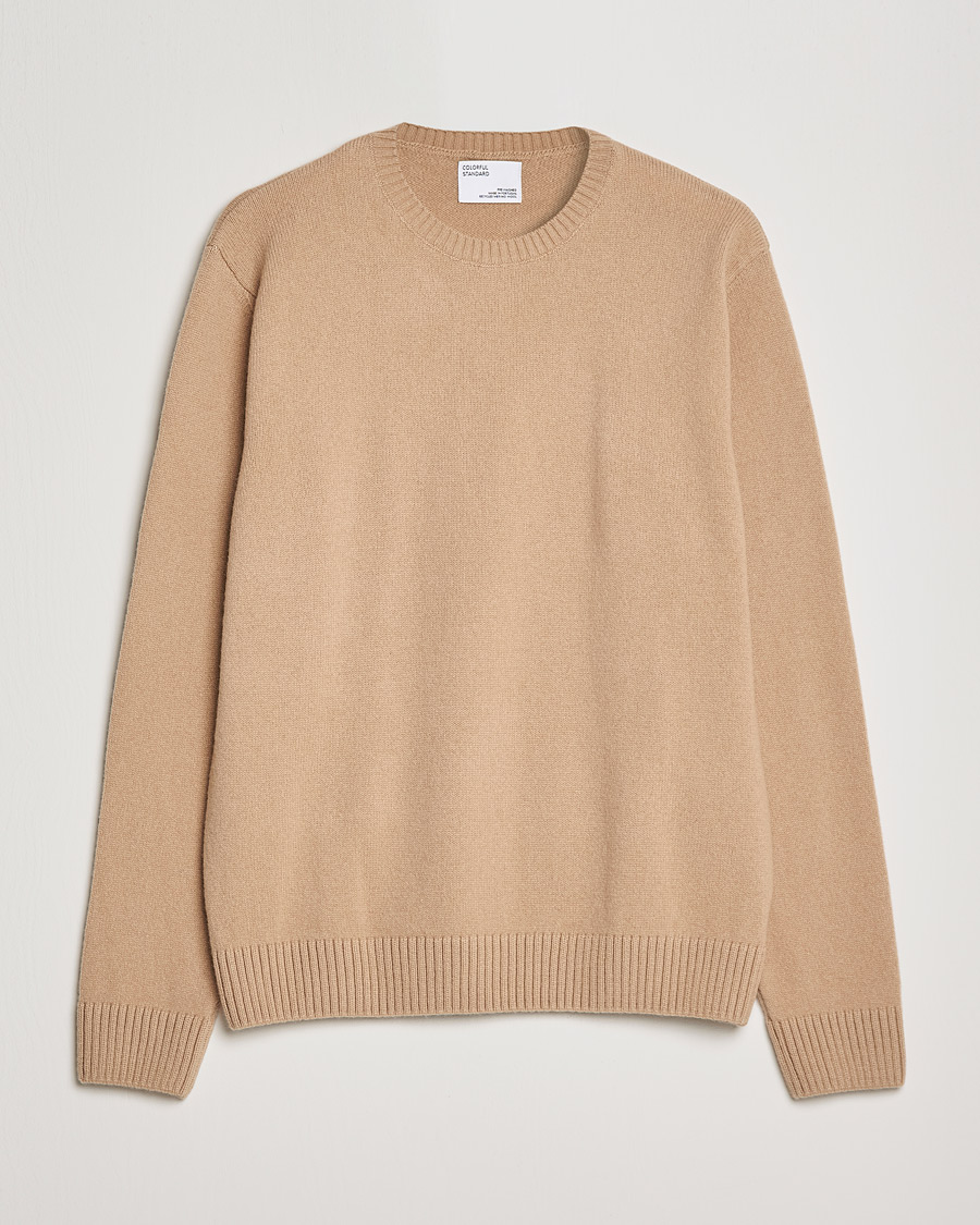Heren | Truien | Colorful Standard | Classic Merino Wool Crew Neck Honey Beige