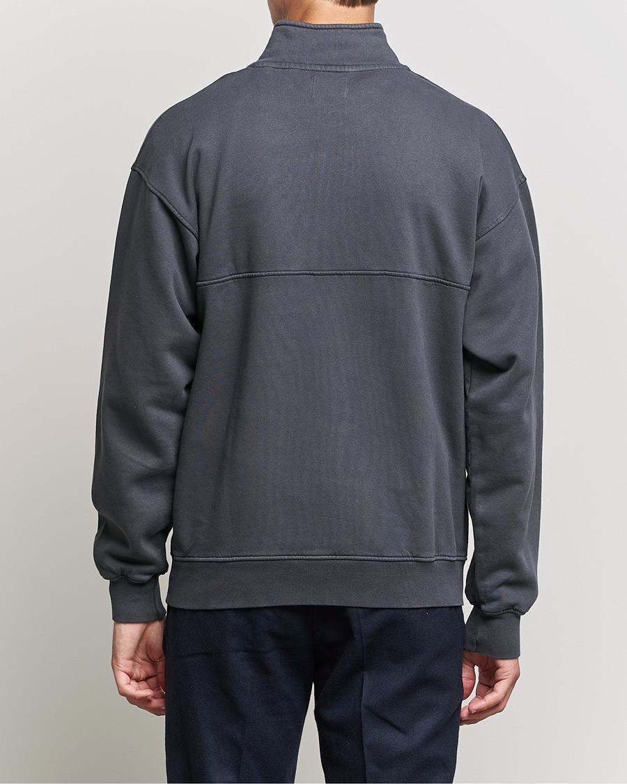 Heren | Truien | Colorful Standard | Classic Organic Half-Zip Lava Grey