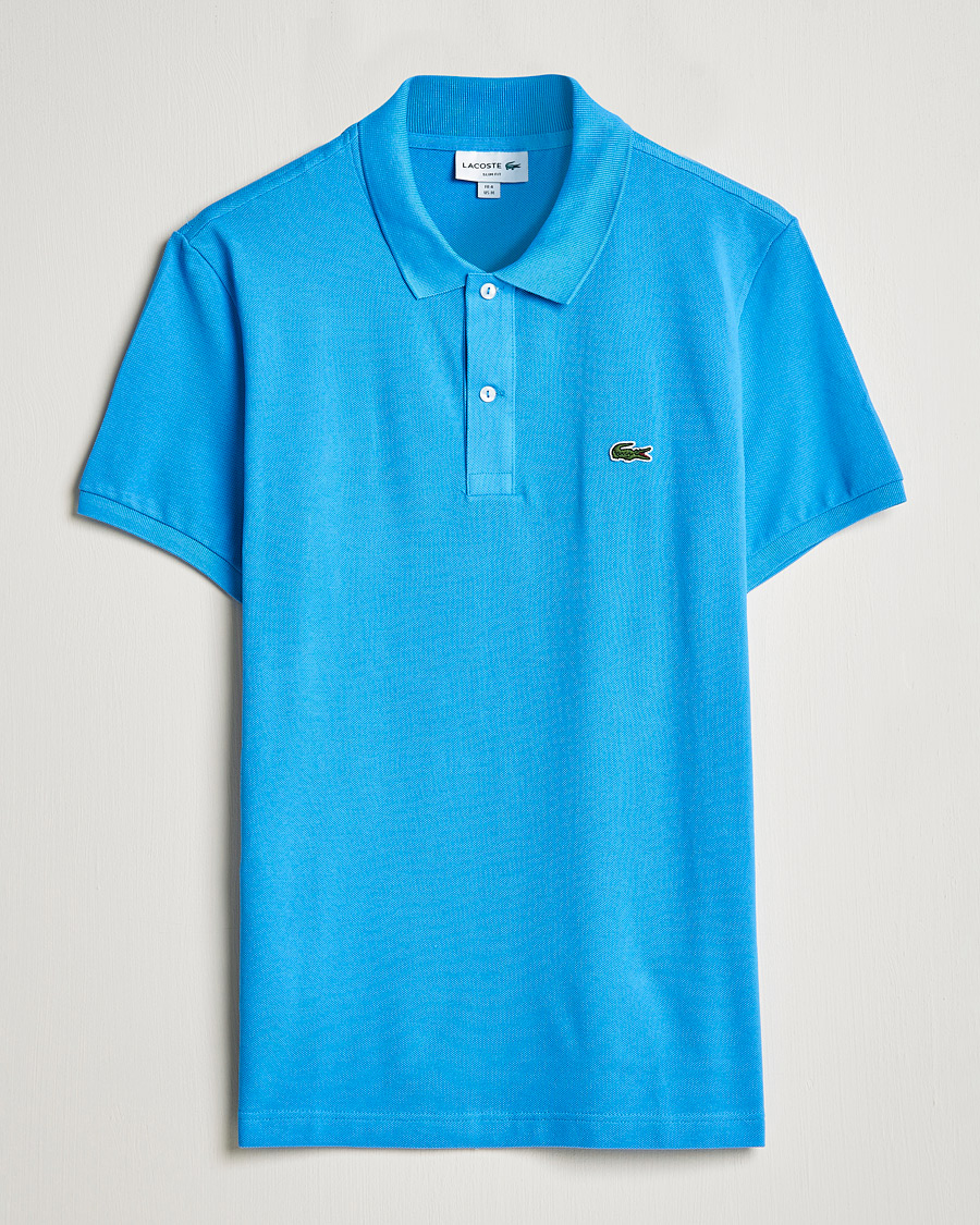 Heren | Polo's | Lacoste | Slim Fit Polo Piké Argentine Blue