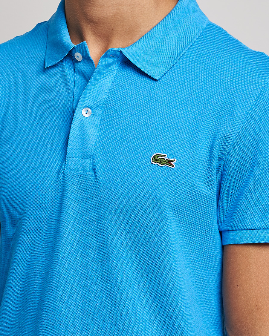Heren | Polo's | Lacoste | Slim Fit Polo Piké Argentine Blue