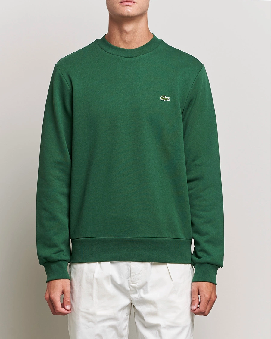Men | Clothing | Lacoste | Crew Neck Sweatshirt Green