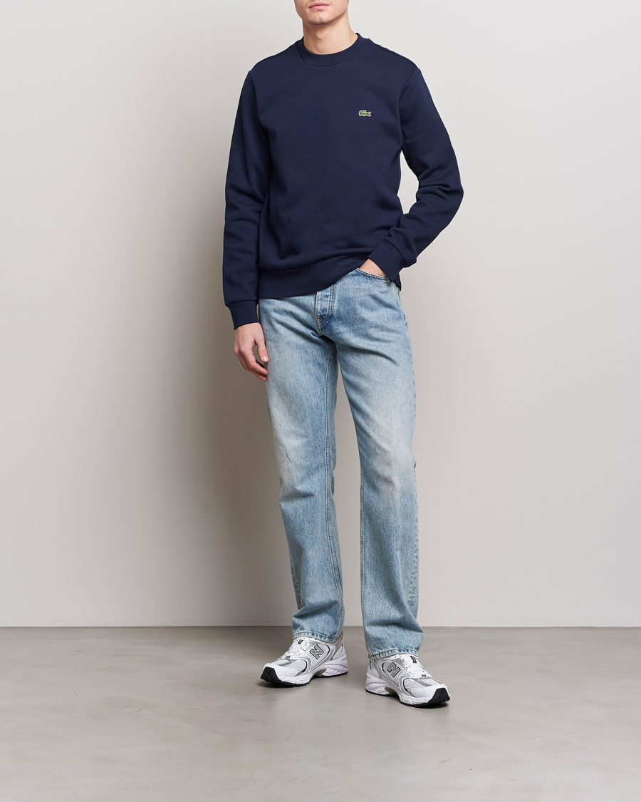 Heren | Truien | Lacoste | Crew Neck Sweatshirt Navy Blue