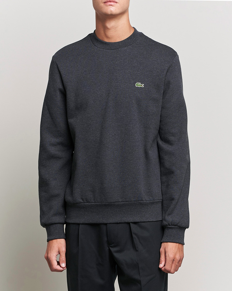 Men | Clothing | Lacoste | Crew Neck Sweatshirt Lightning Chine